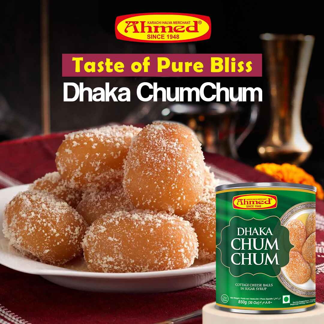 Dhaka Chum Chum Tin - 850g Ahmed Karachi Halwa Merchant