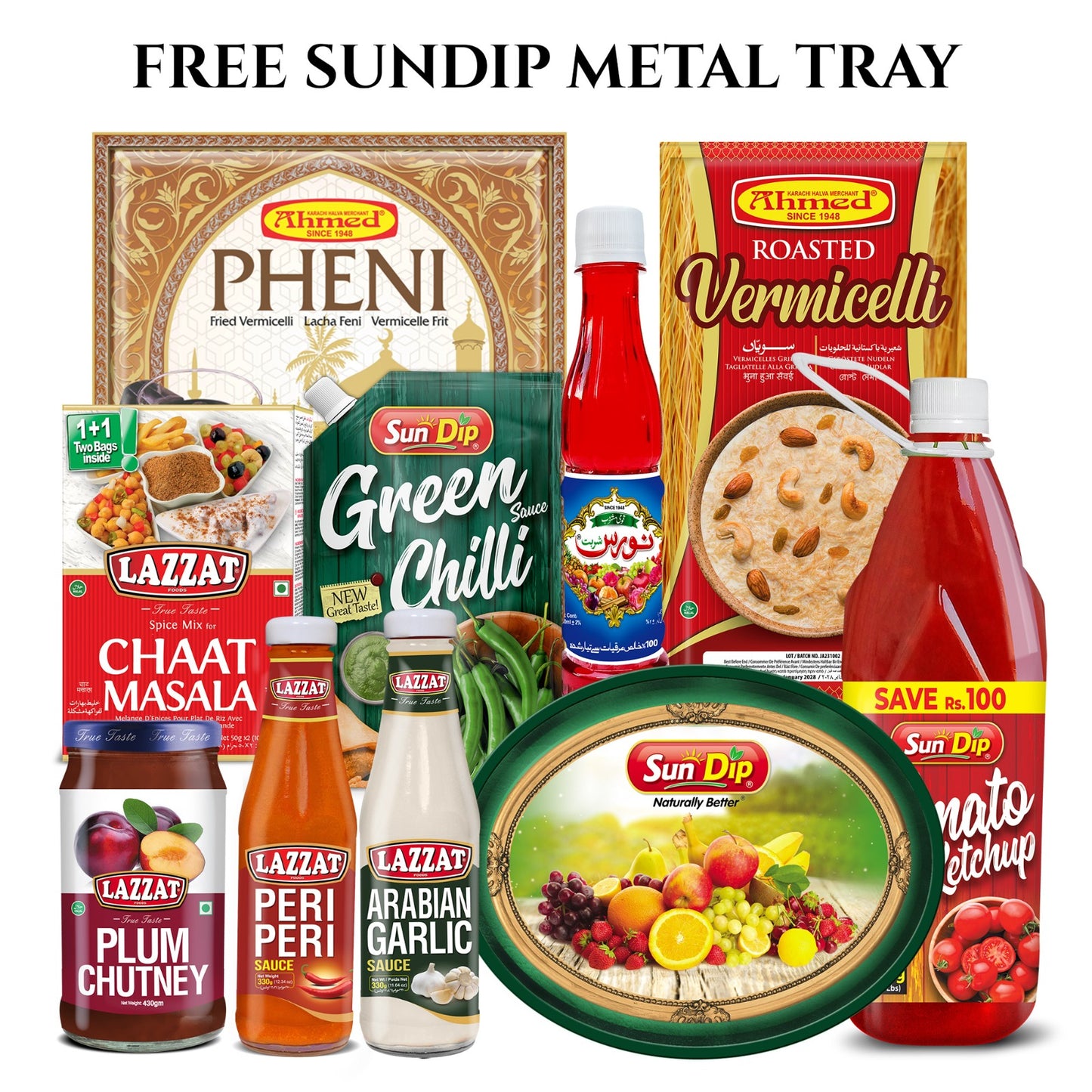 Ramzan premium family bundle with free Sundip metal tray and free delivery