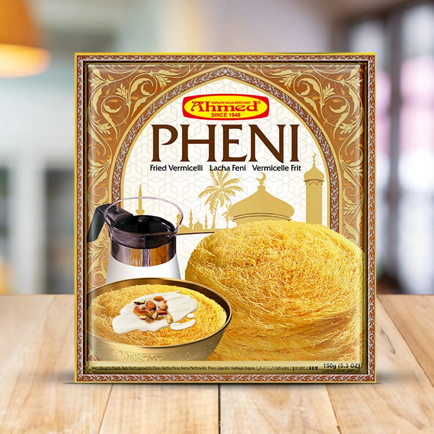 Pheni 200g, crispy and crunchy Indian sweet made from flour, perfect for festivals, celebrations, and snacking