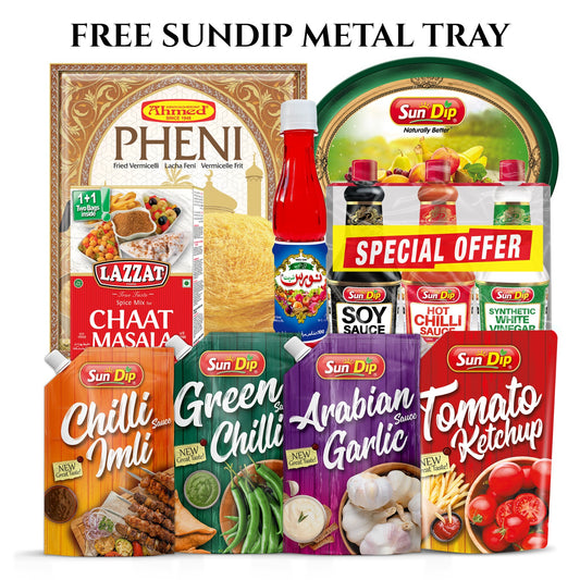Ramzan mega value bundle with free Sundip metal tray and free delivery
