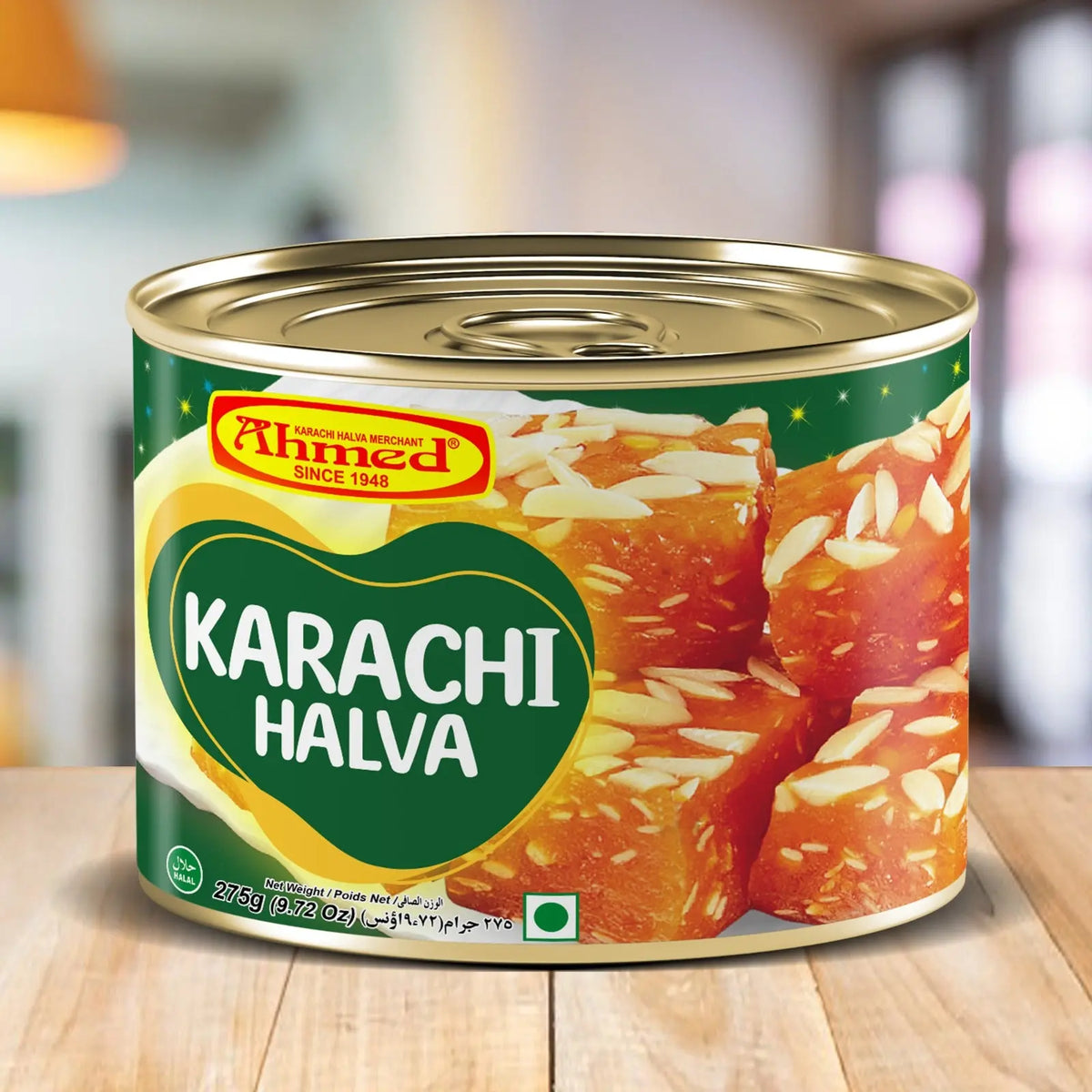 Pak Halva Karachi Halva – Rich, Velvety Delight in 275g Tin Packaging – Ahmed ...
