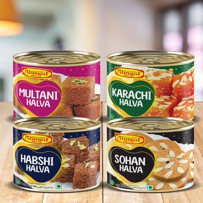 Halva Bundle - 4 (275g Each) - Ahmed Karachi Halva Merchant