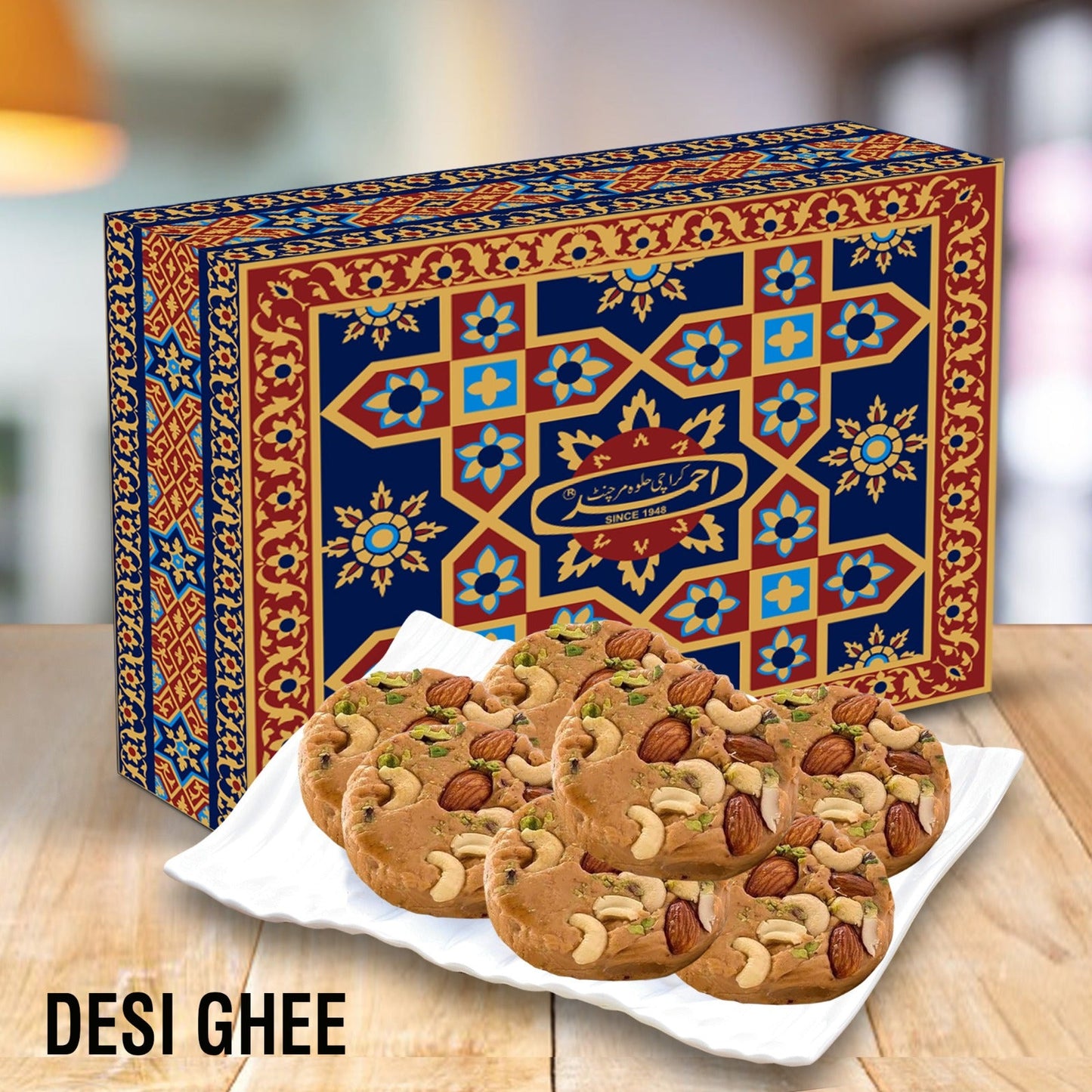 Desi Ghee Super Sohan Halva - 1kg Ahmed Karachi Halwa Merchant